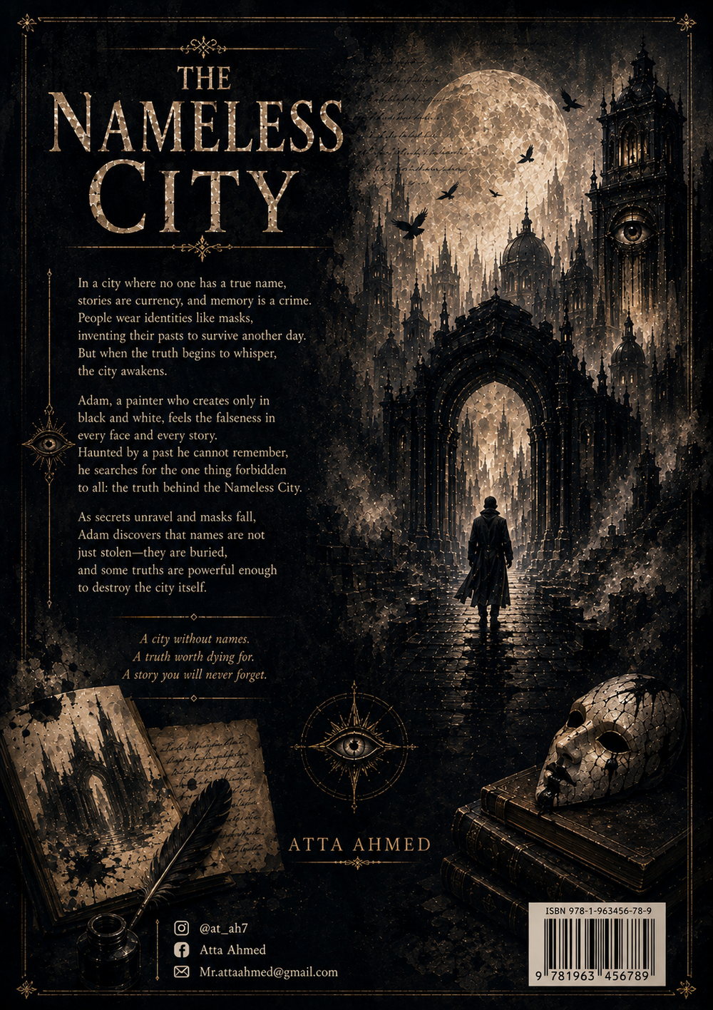 The Nameless City — Back cover